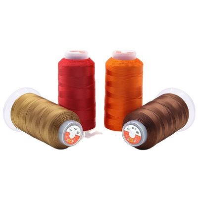 100g de fil de polyester lié à haute résistance pour le coussinage de sacs de football