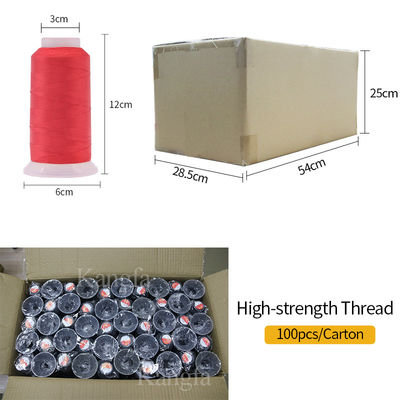 Résistance à la teinture du motif 100% fil de couture en polyester pour TEX70 250D/3 304 couleurs