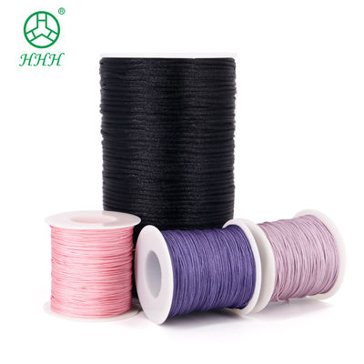 Corde de collier tissée 1 mm pour bricolage à la main fil de corde rouge à perles fil de jade bijoux fil