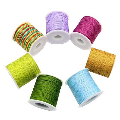 Taiwan fil de jade tressé bijoux corde de nylon pour bricolage noeud chinois 0,8 mm 1,0 mm 1,5 mm