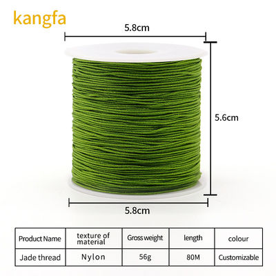 Fil de fil de nylon de 0,8 mm pour les bracelets à noeud chinois