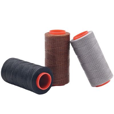 Concurrentiel 115G 150D Fil de reliure de livre ciré Fil enduit de cire pour l'artisanat du cuir