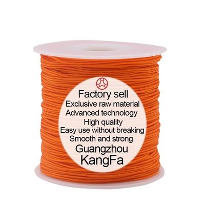 50G 100M/Spool 300M/Spool Fil de cordon de nylon coloré pour le cordon de macrame chinois