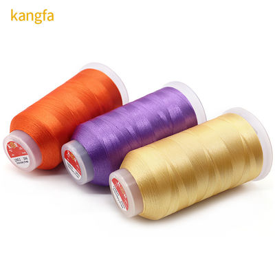 120d 2 5000y Fil de broderie Polyester Fil de machine à broderie pour tissage à tricot