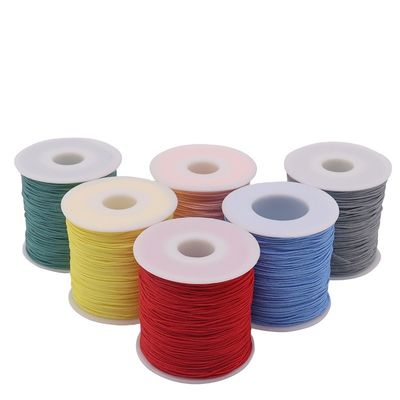 50G 100M/Spool 300M/Spool Fil de cordon de nylon coloré pour le cordon de macrame chinois