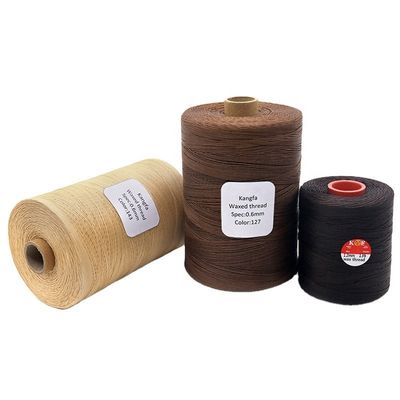 Polyester/fil de couture 210D cireux 1 mm 1 kg rouleau pour la couture à la main dans les meubles