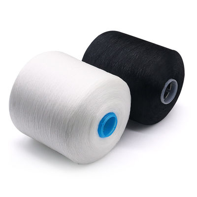 Blanc 1,25 kg 40/2 20/3 30/3 100% fil de polyester coulé pour OEM dans le motif blanc brut
