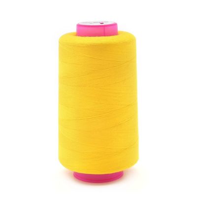 4 grands cônes de fils de polyester blanc pour les couettes de couture durables OEM ODM accepté