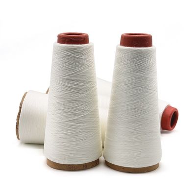 20/2 40/2 Fil de couture en polyester étiré, motif blanc, ciré 100% polyester en vrac