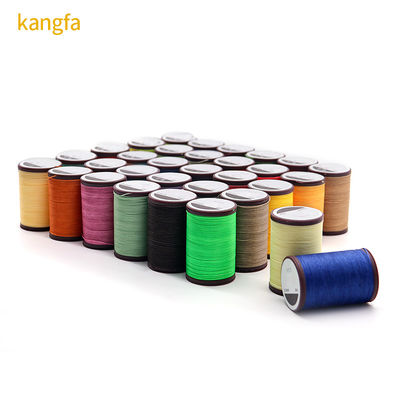 0.55mm fil de couture à base de noyau à haute résistance pour le couture en cuir polyester fil rond ciré