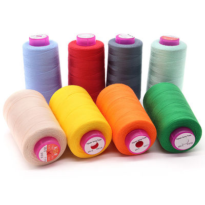 Kangfa 20s/6 100% polyester sac de fermeture de fil fil de couture pour le sac et OEM ODM