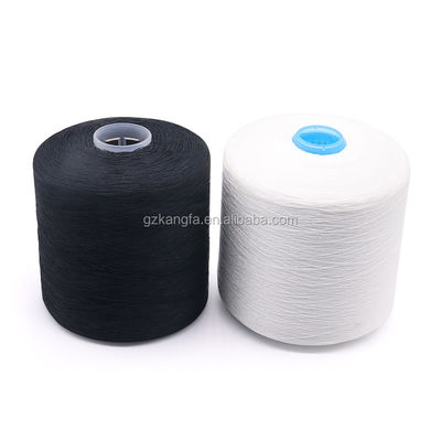 OEM 40/2 20/3 30/3 100% fil de polyester cousu avec résistance chimique et motif blanc brut