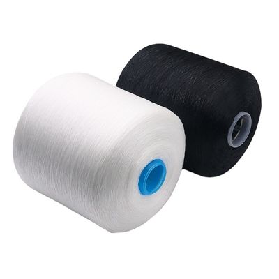 OEM 40/2 20/3 30/3 100% fil de polyester cousu avec résistance chimique et motif blanc brut