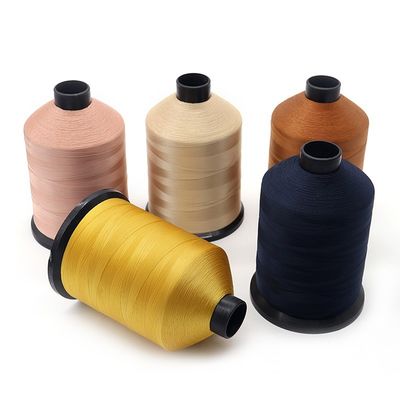 Fil de couture en nylon 66 à haute ténacité pour chaussures canapé cuir pour vêtements TEX70 Tkt40 210D/3