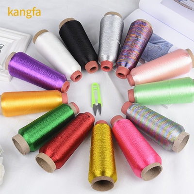 150d/2 Polyester métallique Lurex fil pour broderie M/MXH/MS Fil métallique à prix compétitif