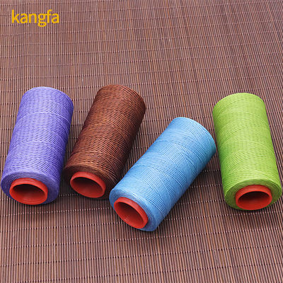 Outil d'artisanat de couture de rideaux 1 mm Cordon de corde cirée pour les produits en cuir artisanaux de bricolage