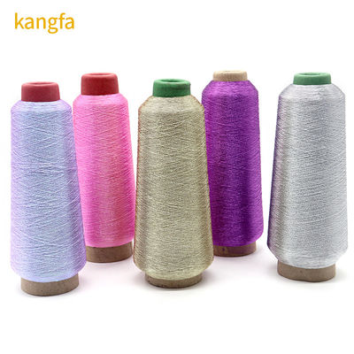 150D fil de broderie de compte de fil pour la broderie métallique en or et en argent en polyester