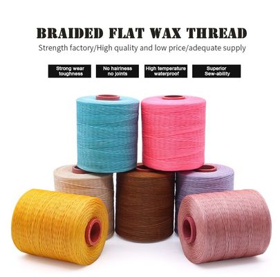 Fil de filament résistant aux températures élevées de type fil ciré pour couture haute durabilité
