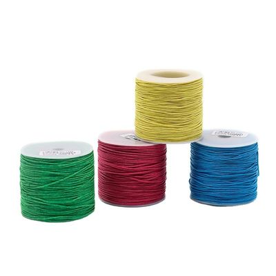 Cordon de couture imperméable à l'eau, couture en coton, fil ciré pour cuir, 1 mm