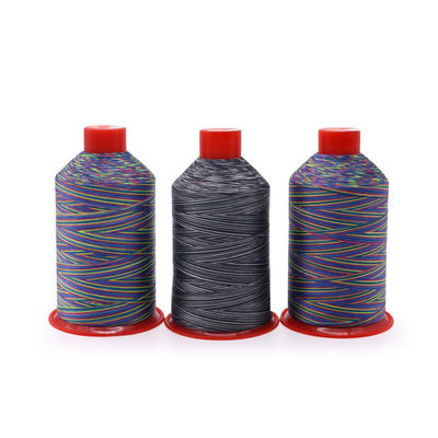 250 g/cône fil en nylon arc-en-ciel à haute ténacité fil en coton ciré pour le crochet