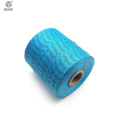 Fil cireux imperméable à l'eau 1 mm fil en cuir fait à la main avec un design plat sintré 150D