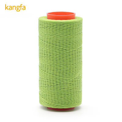 0.6mm 0.8mm 1mm 150D/16 Fil tricoté en polyester grossier ciré pour la réparation d'artisanat en cuir