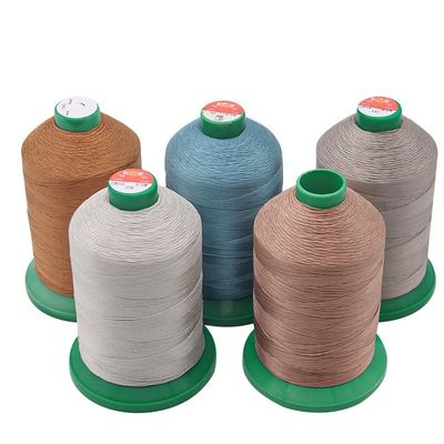 400 g rouleaux de fil tressé de 1 mm 210D/16 fil de polyester non ciré pour l'industrie textile