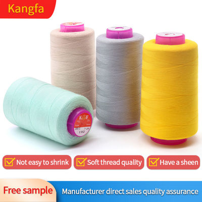 3000 Yards fil de couture noir 2 Pack 100% bobines de polyester pour le tricot et les produits artisanaux
