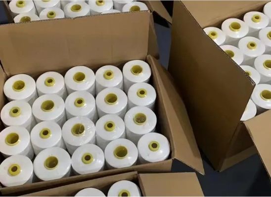 40/3 fil de couverture pour le bord du métier à tisser, ruban adhésif résistant aux produits chimiques fil de couture en polyester 500g
