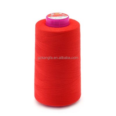 Polyester couleur article Polyester fil de coton 100% fil de couture étiré