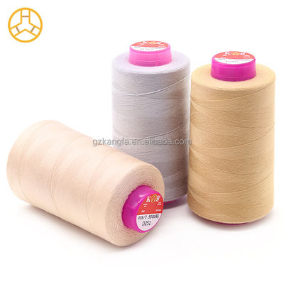 Polyester couleur article Polyester fil de coton 100% fil de couture étiré