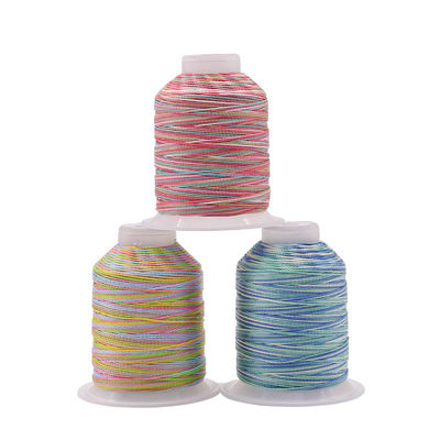 Fil de couture de broderie 100% polyester résistant aux températures élevées en 5 couleurs