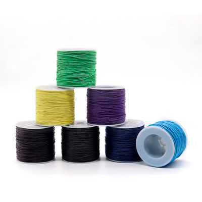 60g Poids Fil rond ciré multicolore pour bijoux à tricot à la main