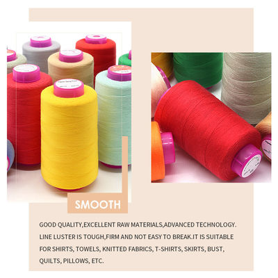 20s/6 100% fil de fermeture de sac en polyester fil de couture pour les meubles de sac type fil de couture