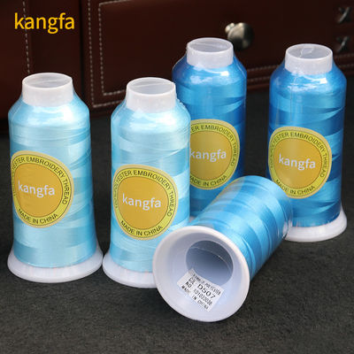 125G 4000 Yard 120d/2 100% fil de broderie en polyester pour machine à coudre informatisée