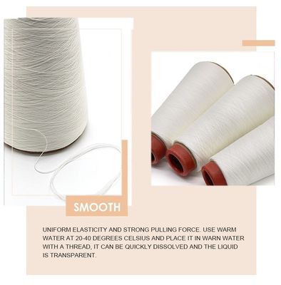 100% polyester 40s/2 20 degrés fil de fil Pva soluble dans l'eau pour coudre la maille Pva