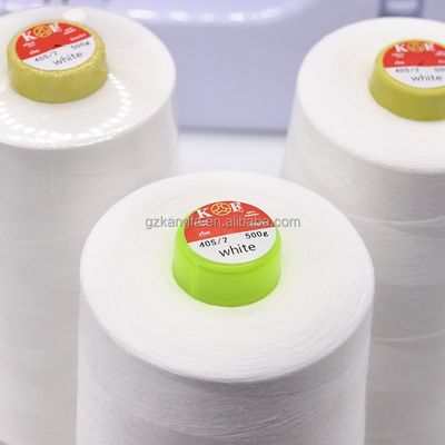 500G 40s/2 Fil de couture en polyester fort pour machine à coudre résistante aux produits chimiques