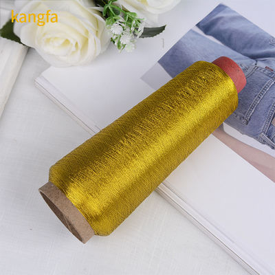 Fil de couture en argent à 100% en polyester métallique pour accessoires de vêtements Envoyer un échantillon