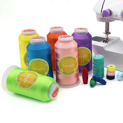 Couleur 120/2 4000 mètres 5000 mètres fil de broderie mercérifié 0,145 mm pour la couture