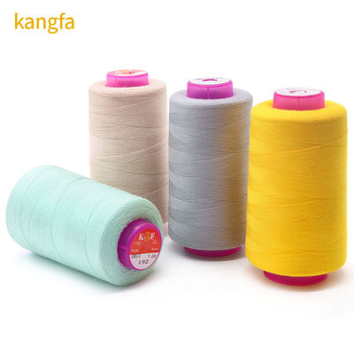 100G Vente teinte 100% polyester étiré 40/2 5000y Fil de couture pour accessoires de vêtements