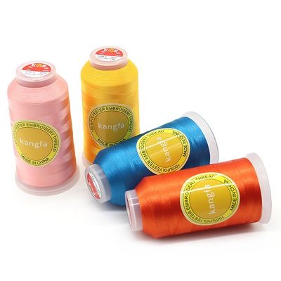 4000 Yard 120d/2 Polyester 100% lot Stock de broderie industrielle fil de couture pour la machine à broderie