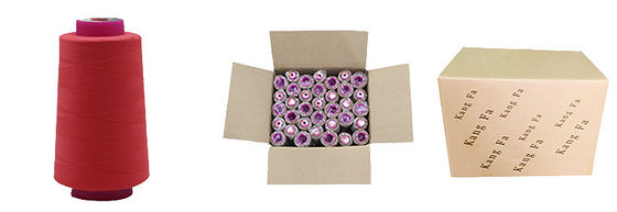 Accepté par OEM/ODM 100g 20s/2 Fil de couture en polyester en 1000 couleurs pour les besoins textiles
