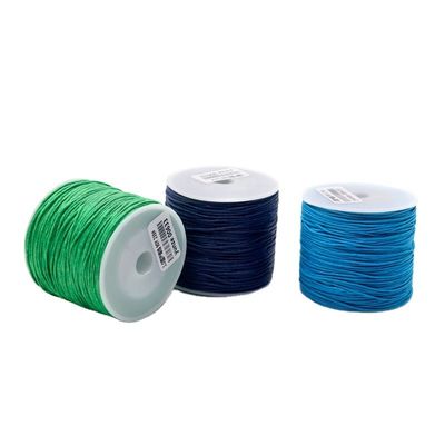 1 mm de corde à rayures satinée en nylon pour les bijoux en fabrication de corde à perles à 100 mètres