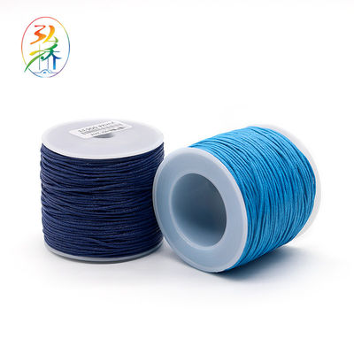 1 mm de corde à rayures satinée en nylon pour les bijoux en fabrication de corde à perles à 100 mètres