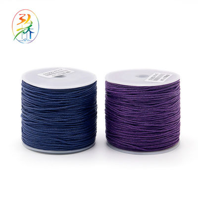 1 mm de corde à rayures satinée en nylon pour les bijoux en fabrication de corde à perles à 100 mètres