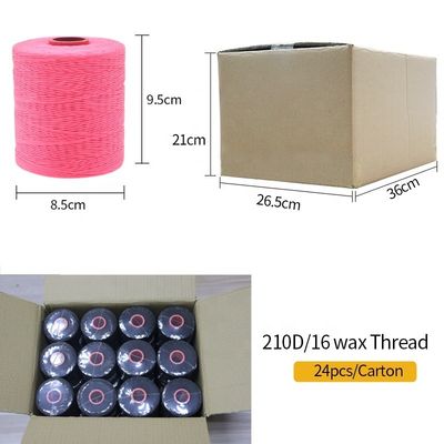 Fil de cire de polyester 0,8 mm 1,0 mm Type de fil de fibre en 2023 avec support OEM/ODM