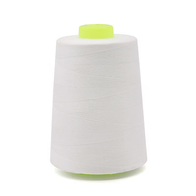 Faible MOQ 40/2 5000yds teinté Spun 100% fil de couture en polyester pour le tricot à la main Durable