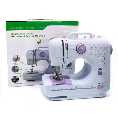 Machine à coudre portable pour débutants 12 points de fermeture de la formation de point de fermeture 28 * 12,5 * 30cm