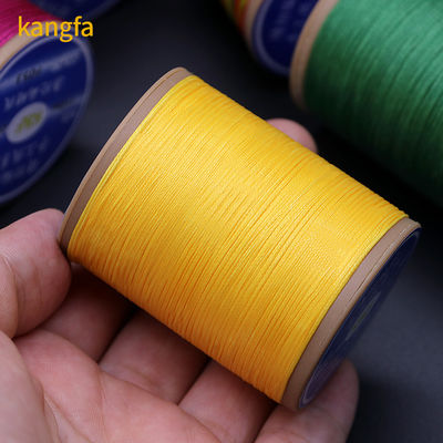 1.2mm 60m-110m Longueur cordon de cire pour sac à main fil de couture chaussures fil et fil de chevalet