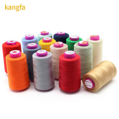 Type de fil étiré sur mesure 20/2 Polyester coton fil de couture à faible rétrécissement